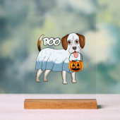 Spokenbeagle Halloween-hond Acryl Bord (Neutraal)