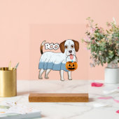 Spokenbeagle Halloween-hond Acryl Bord (Huwelijk)