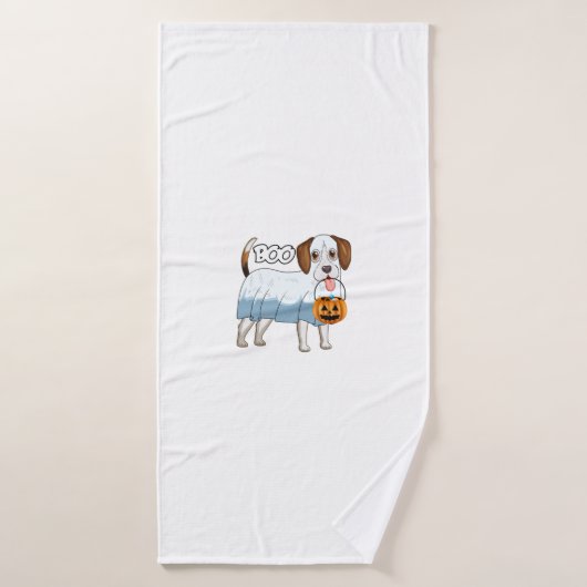 Spokenbeagle Halloween-hond Badhanddoek (Badhanddoek)
