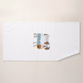 Spokenbeagle Halloween-hond Badhanddoek (Badhanddoek)