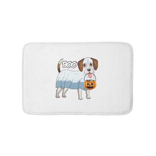 Spokenbeagle Halloween-hond Badmat (Voorkant)