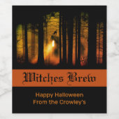 Spokenbos Halloween Wijn Etiket (Enkel label)
