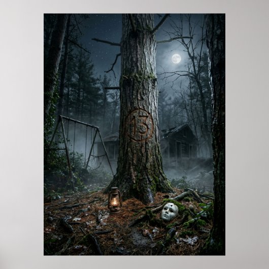 Spokenbos Kamp Middernacht Poster (Voorkant)