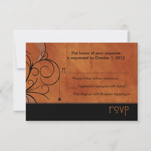 Spokenbos RSVP-aankondigingen RSVP Kaartje (Voorkant)