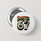 Spokende 67 Meme Zes Zeven 6-7 Grappige Internetgr Ronde Button 5,7 Cm (Voorkant /achterkant)