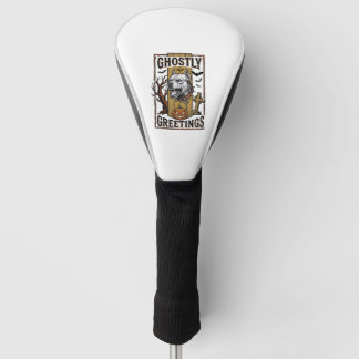 Spokende Begroetings T-shirt Vintage Gravure Hallo Golfheadcover