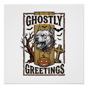 Spokende Begroetings T-shirt Vintage Gravure Hallo Perfect Poster