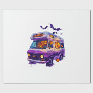 Spokende camper cadeaupapier