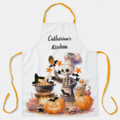 Spokende Chef Persoonlijke Halloween Schort (Voorkant)