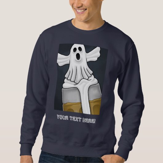 Spokende Halloween-geest Trui (Voorkant)