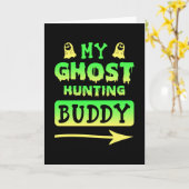 Spokende Jachtmaatje Kaart (Gele Bloem)