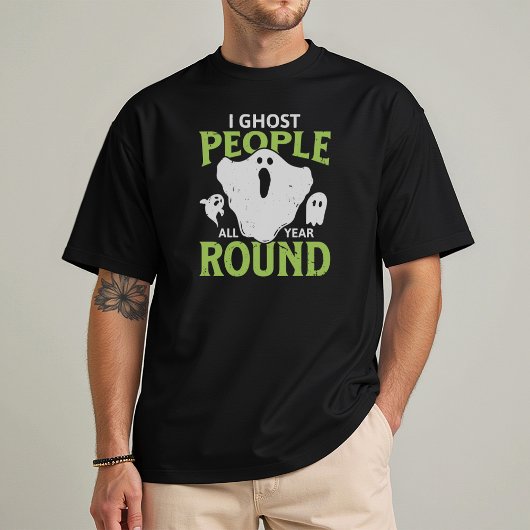 Spokende Mensen Het Hele Jaar Rond Grappige Hallow T-shirt