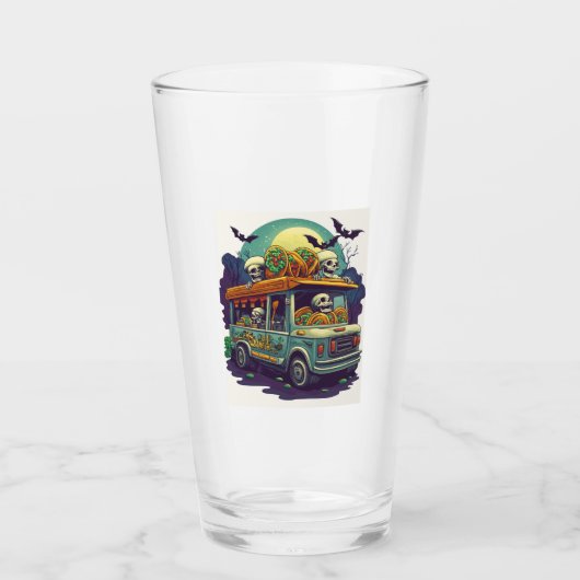 Spokende Taco Truck Glas (Voorkant)