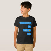 Spokende tekstbericht grappige Halloween T-shirt (Voorkant volledig)