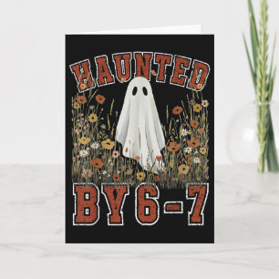 Spokende Zes Zeven 6 7 Meme 67 Skelet Hand Hallow Kaart