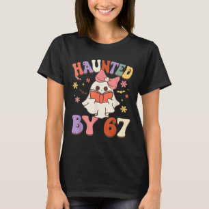 Spokende Zes Zeven 6 7 Meme 67 Skelet Hand Hallow T-shirt