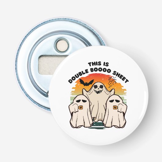 Spokengestuum Halloween Funny Boo Button Flesopener (Voorkant)