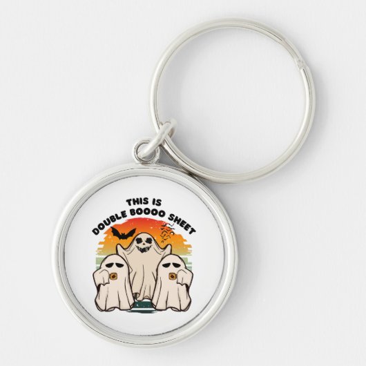 Spokengestuum Halloween Funny Boo Sleutelhanger (Voorkant)