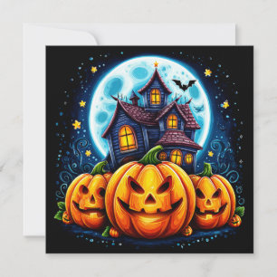 Spokenhuis en Jack O Lanterns Kaart