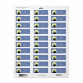 Spokenhuis en vliegende heks  etiket (Full Sheet)