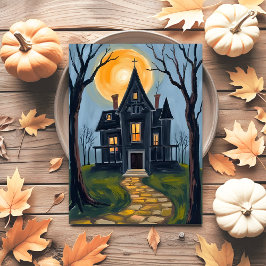 Spokenhuis | Enge Halloween  Feestdagenkaart