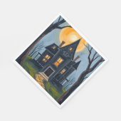 Spokenhuis | Enge Halloweenfeest Servet (Hoek)