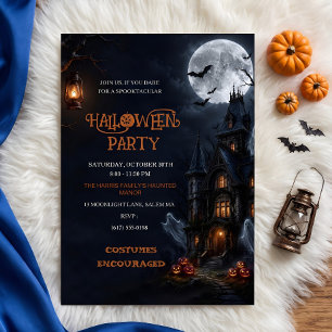 Spokenhuis Geesten Halloween Griezelen Kaart