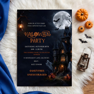 Spokenhuis Geesten Halloween Griezelen Kaart