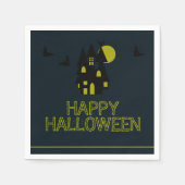 Spokenhuis, Gelukkig Halloween  Servet (Voorkant)