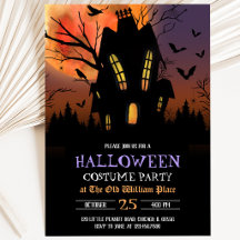 Spokenhuis Halloween-feest