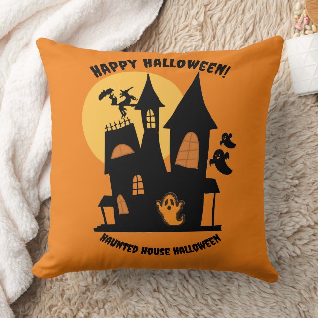 Spokenhuis Halloween  Kussen (Deken)