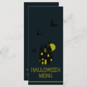 Spokenhuis, Halloween Menu (Voorkant / Achterkant)