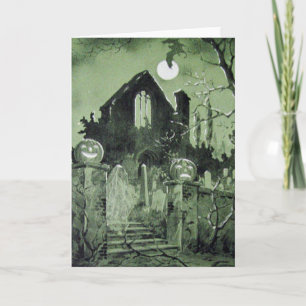 Spokenhuis Jack O' Lantern Geest Vleermuis Kaart