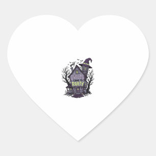 Spokenhuis T-shirt Leuke Griezelfeest Halloween De Hart Sticker