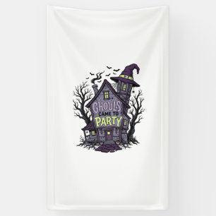 Spokenhuis T-shirt Leuke Griezelfeest Halloween De Spandoek