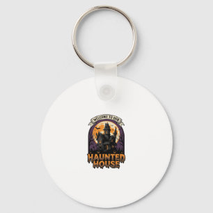 Spokenhuis T-shirt Vintage Halloween Welkom Desi Sleutelhanger
