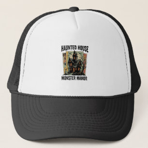 Spokenhuis T-shirt Vintage Monster Manor Design Trucker Pet