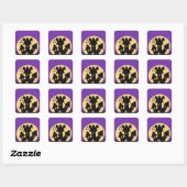 Spokenhuis Vierkante Sticker (Vel)