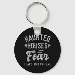 Spokenhuizen en angst, daarom is hier Halloween Sleutelhanger