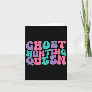 Spokenjacht Koningin Vrouwen Ghost Hunter Retro Vi Kaart