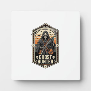 Spokenjager Shirt Vintage Reaper Halloween Ontwerp Fotoplaat