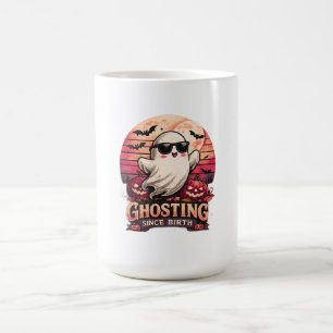Spokenloosheid sinds geboorte Grappige Halloween G Koffiemok