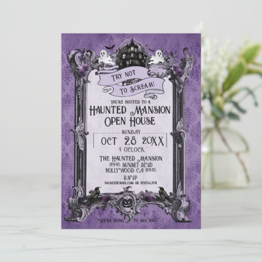 Spokenmansie Open Huis Kaart (Staand voorkant)