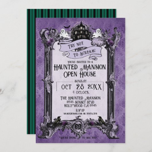 Spokenmansie Open Huis Kaart (Voorkant / Achterkant)