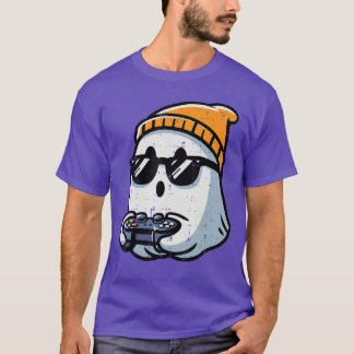 Spokenvideo-gamer-gaming-Halloween-mannen-jongens- T-shirt