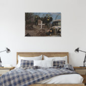 Spokenword begraafplaats in Tombstone Canvas Afdruk (Insitu (Slaapkamer))