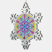 Spokes Kaleidoscoop Sneeuwvlok Ornament (Rechts)