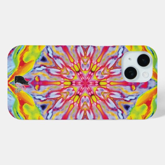 Spokes Kaleidoscope Case-Mate iPhone Case (Achterkant (horizontaal))