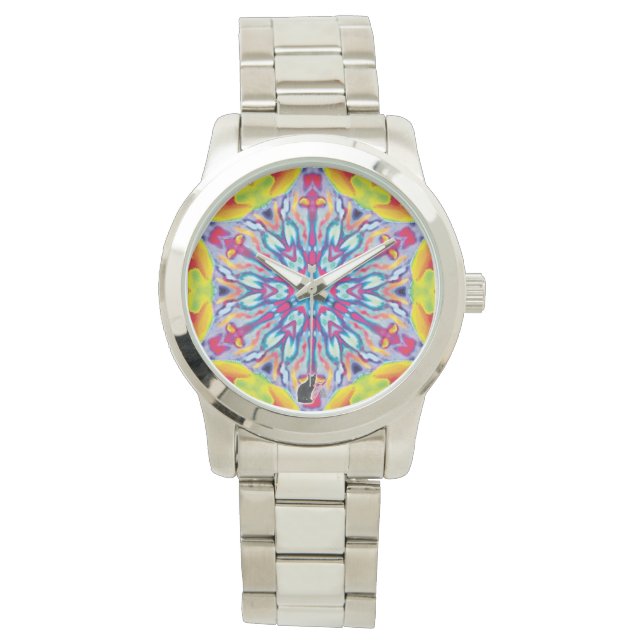 Spokes Kaleidoscope Watch Horloge (Voorkant)