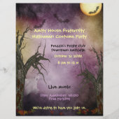Spokige Halloweenfeest Flyer (Voorkant)